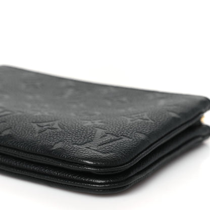 Louis Vuitton Empreinte Double Zip Pochette Black 10 of 11