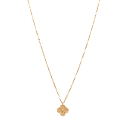 Van Cleef & Arpels 18K Rose Gold Sweet Alhambra Pendant Necklace 1 of 6