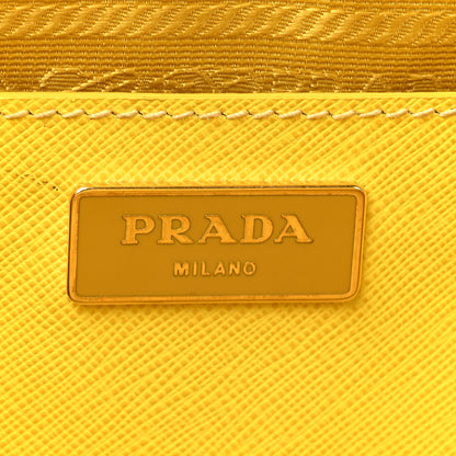 Prada Saffiano Lux Bowler Girasole 6 of 19