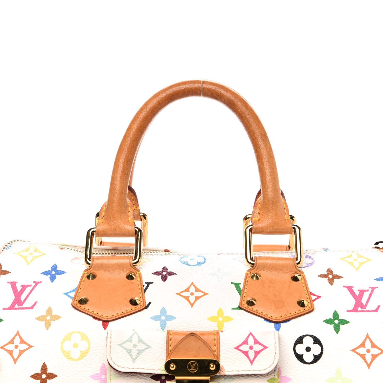 Louis Vuitton Monogram Multicolor Speedy 30 White 9 of 9