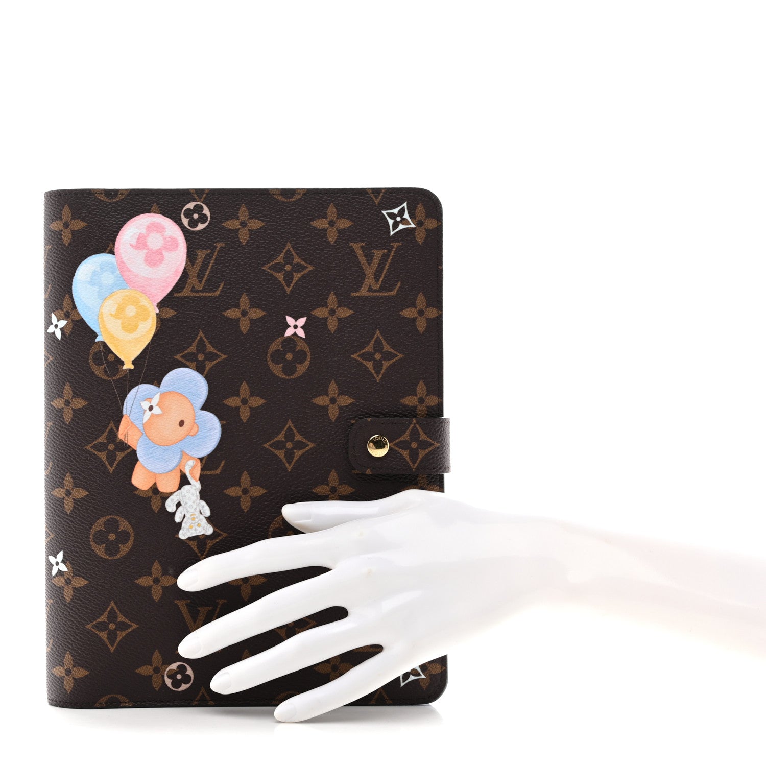 Louis Vuitton Monogram Triplets Desk Agenda Cover MM 2 of 7