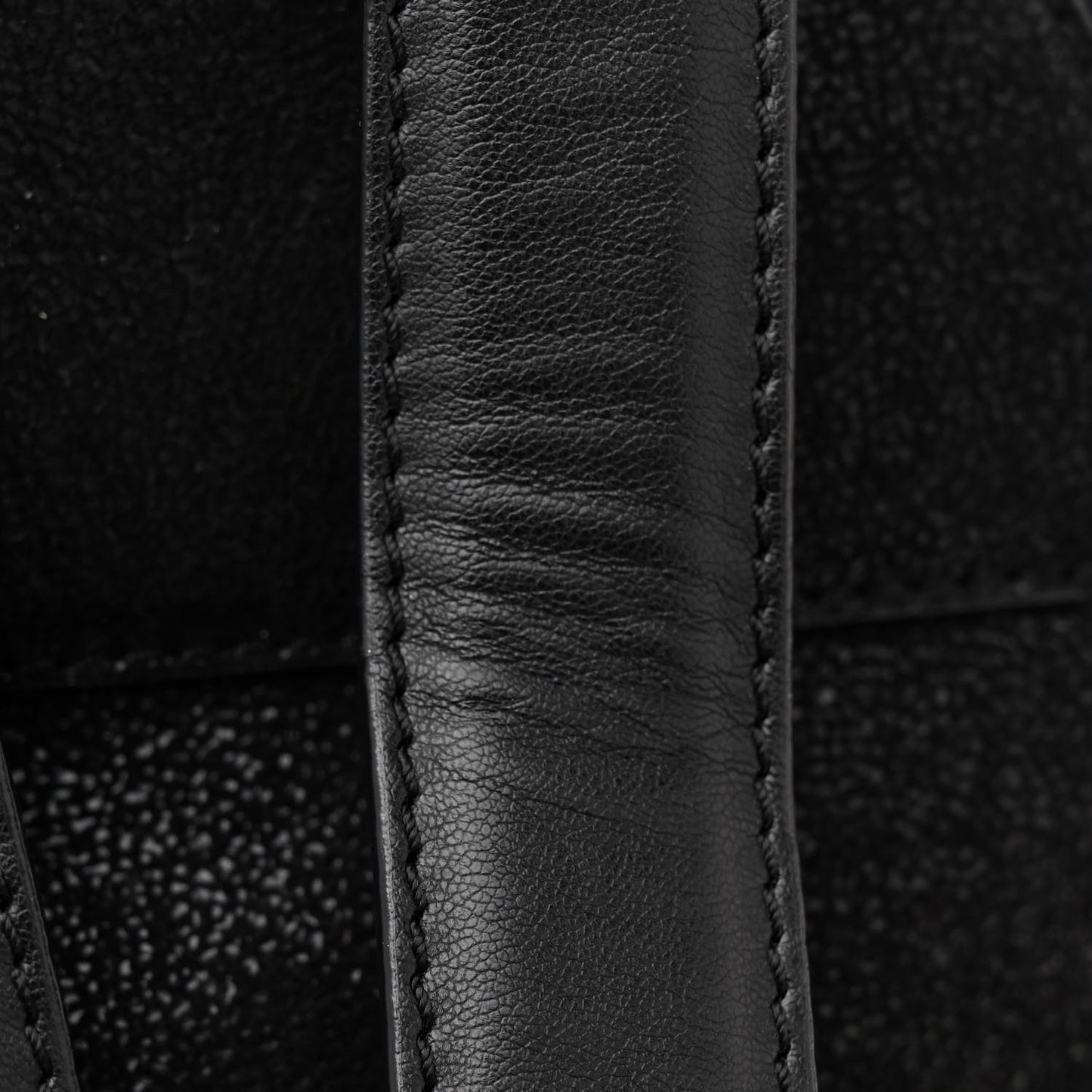 Shaggy Deer Small Falabella Backpack Black