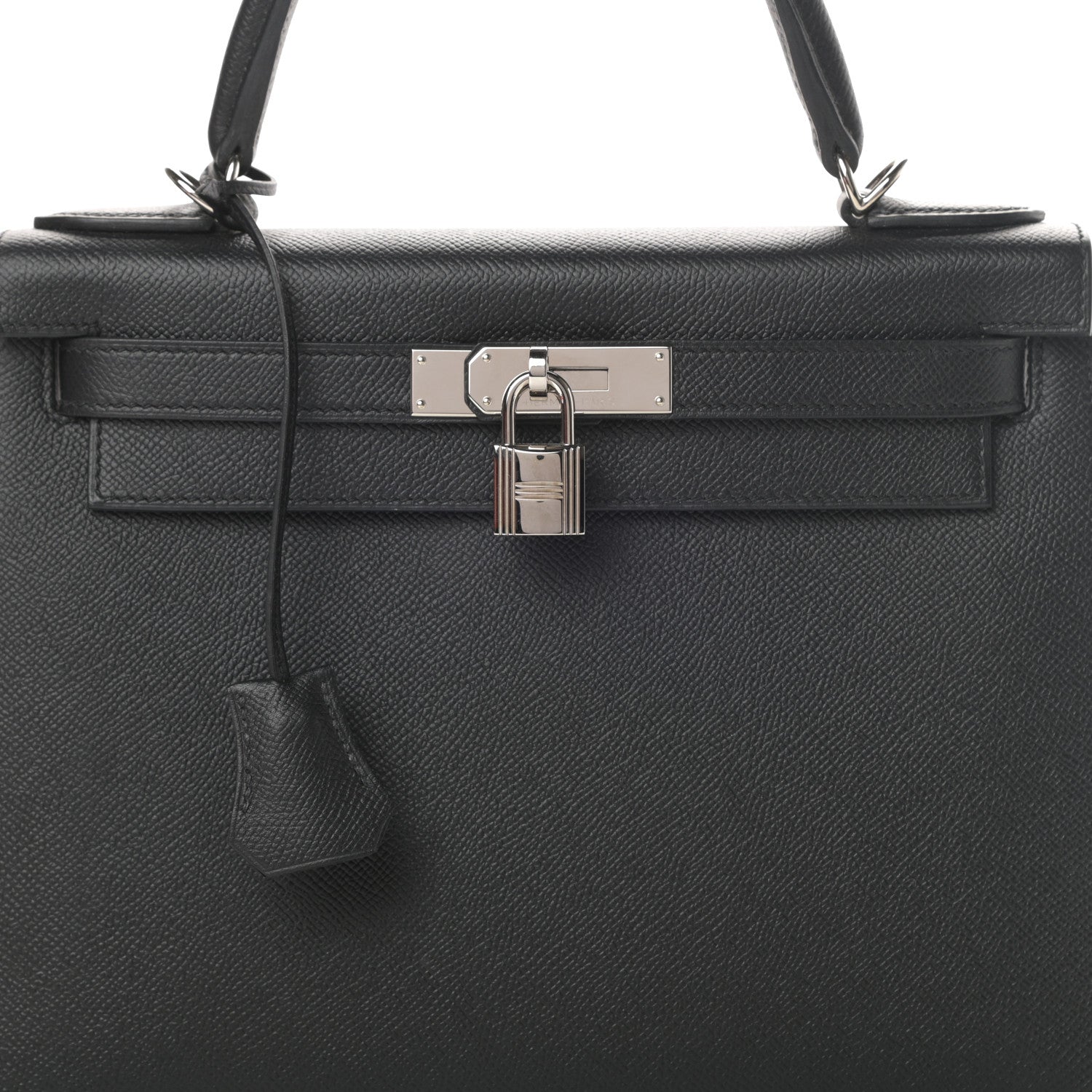 Hermes Epsom Kelly Sellier 28 Black 8 of 15