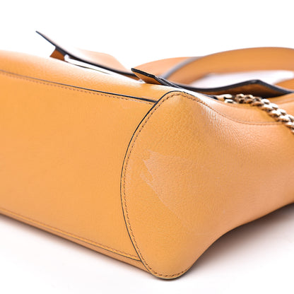Chloe Calfskin Small Faye Day Shoulder Bag Burning Camel 9 of 9