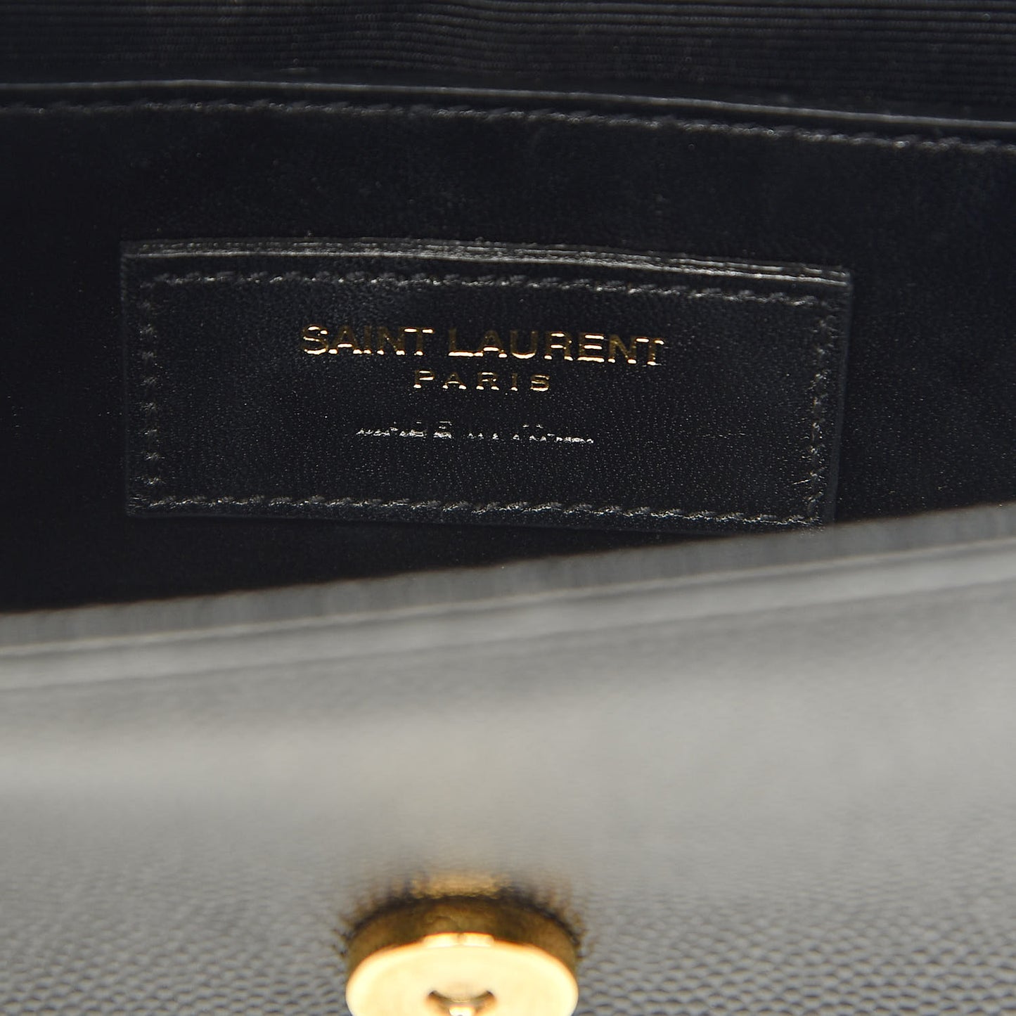 Grain De Poudre Small Monogram Kate Satchel Black