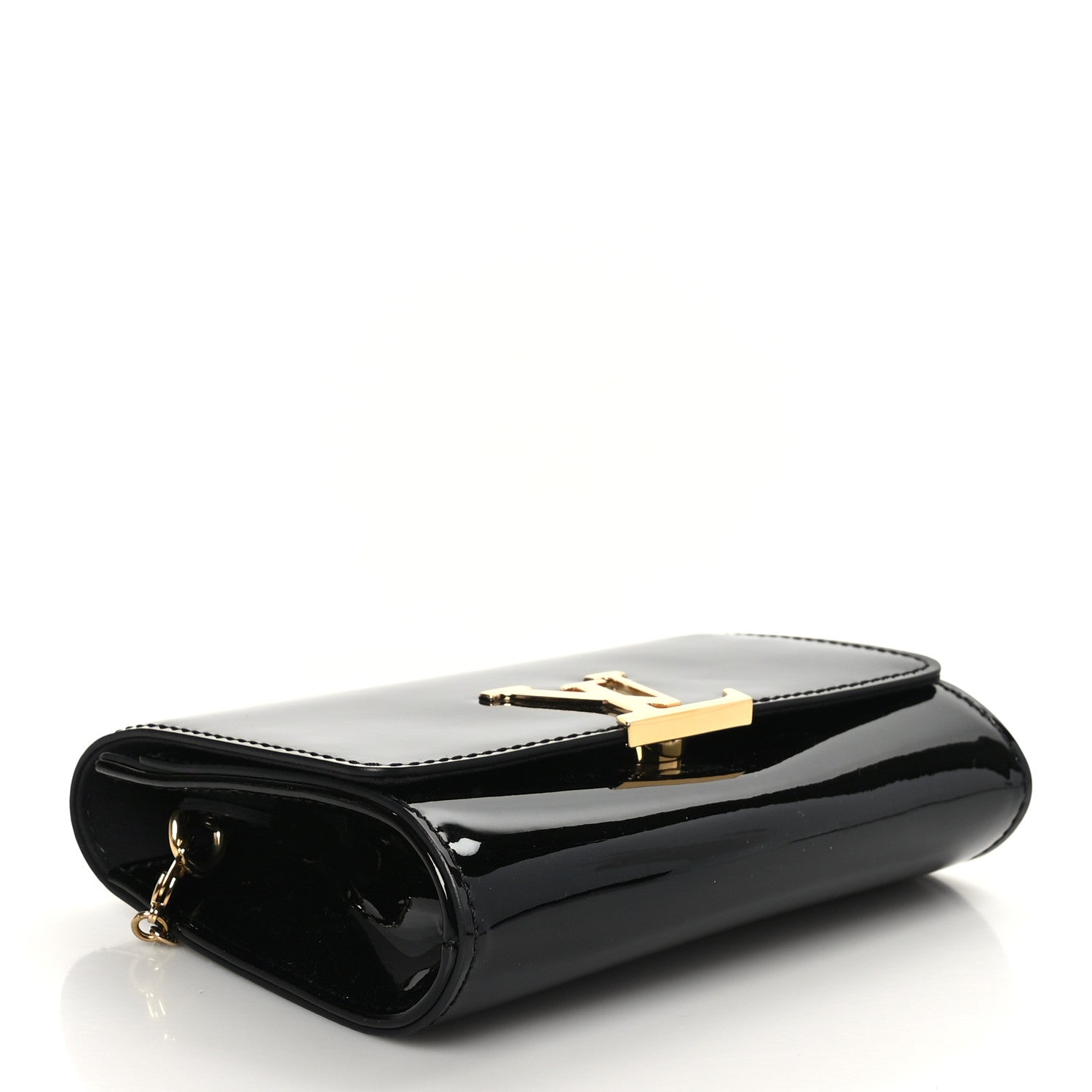 Louis Vuitton Patent Chain Louise PM Black 3 of 7