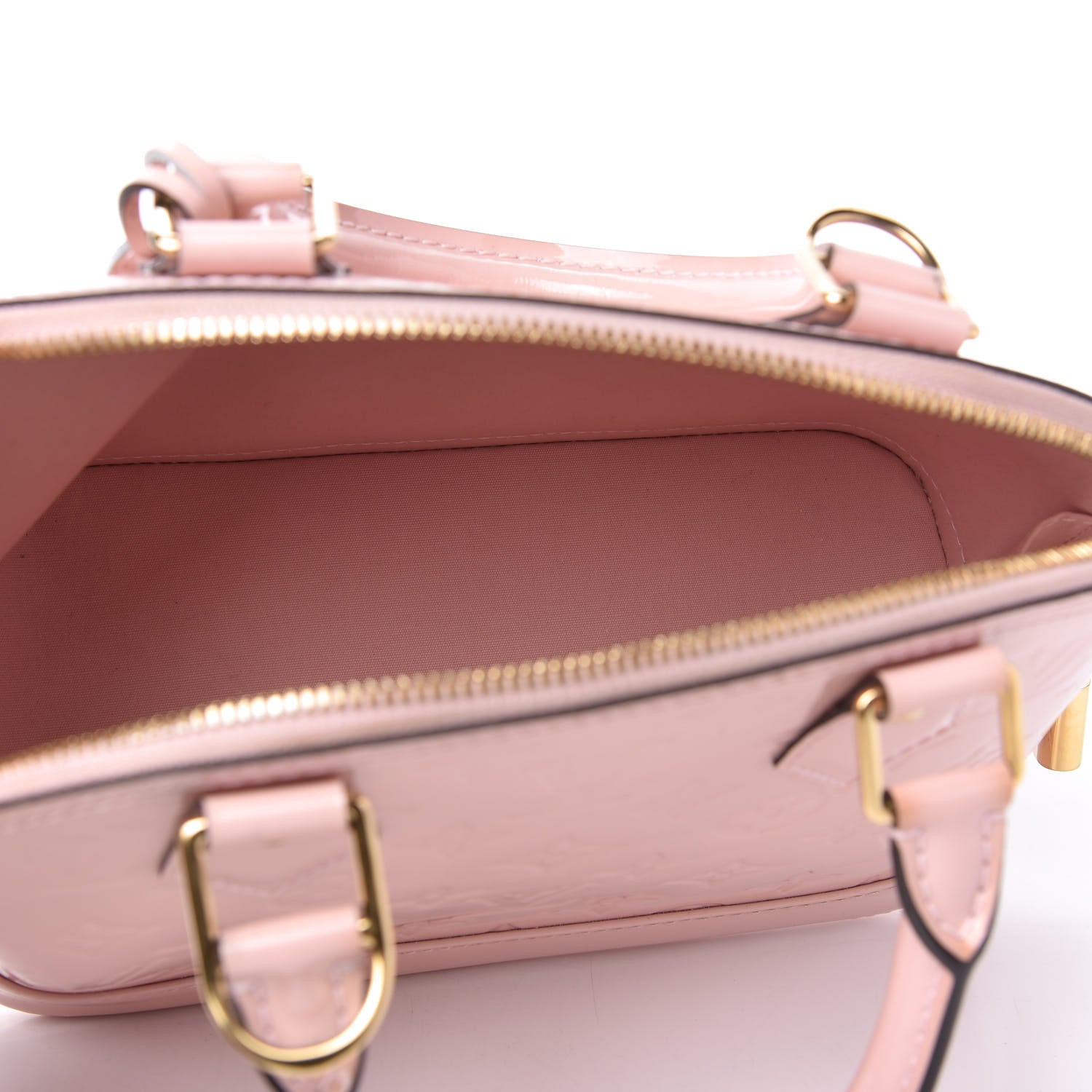 Louis Vuitton Vernis Alma BB Rose Ballerine 5 of 8