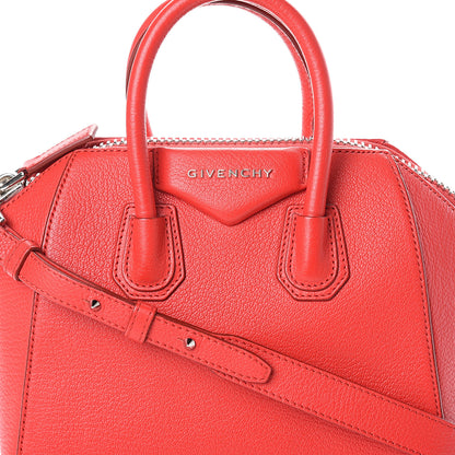 Givenchy Sugar Goatskin Mini Antigona Medium Red 6 of 8