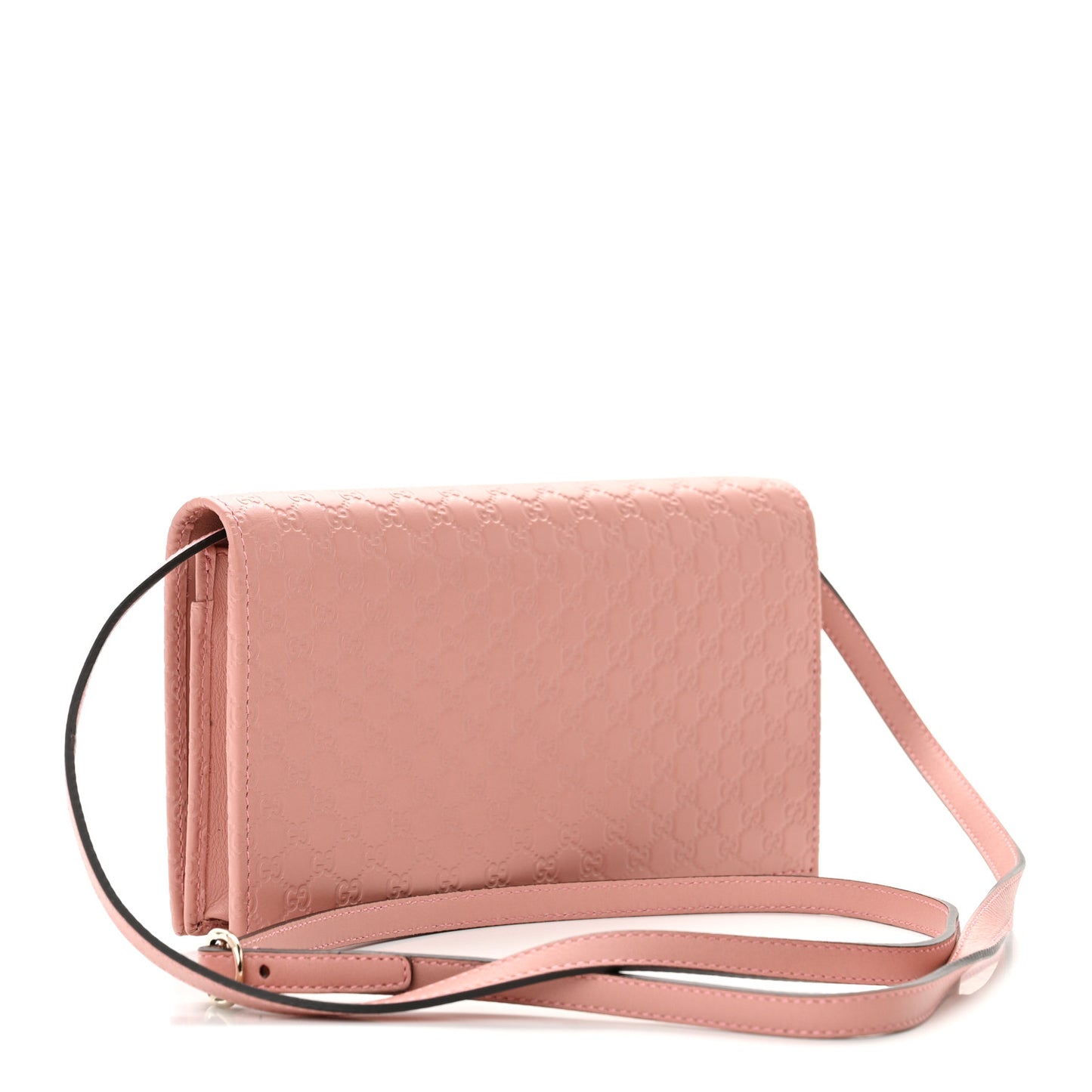 Microguccissima Crossbody Wallet Soft Pink