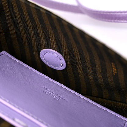 Fendi Silk Satin Phone Baguette Lilla 9 of 10