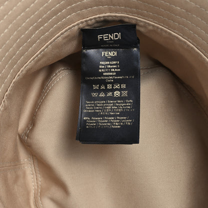 Fendi Poyester FF Reversible Bucket Hat S Tobacco Beige 5 of 13