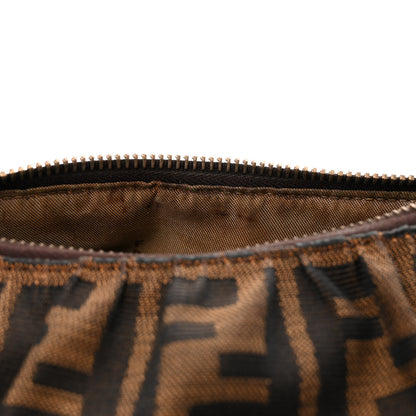 Fendi Zucca Cuoio Lucido Hobo Tobacco White 12 of 15