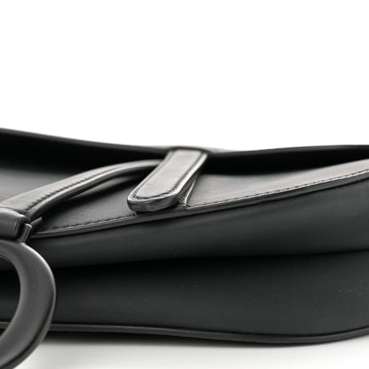Christian Dior Ultra Matte Calfskin Saddle Bag Black 10 of 12