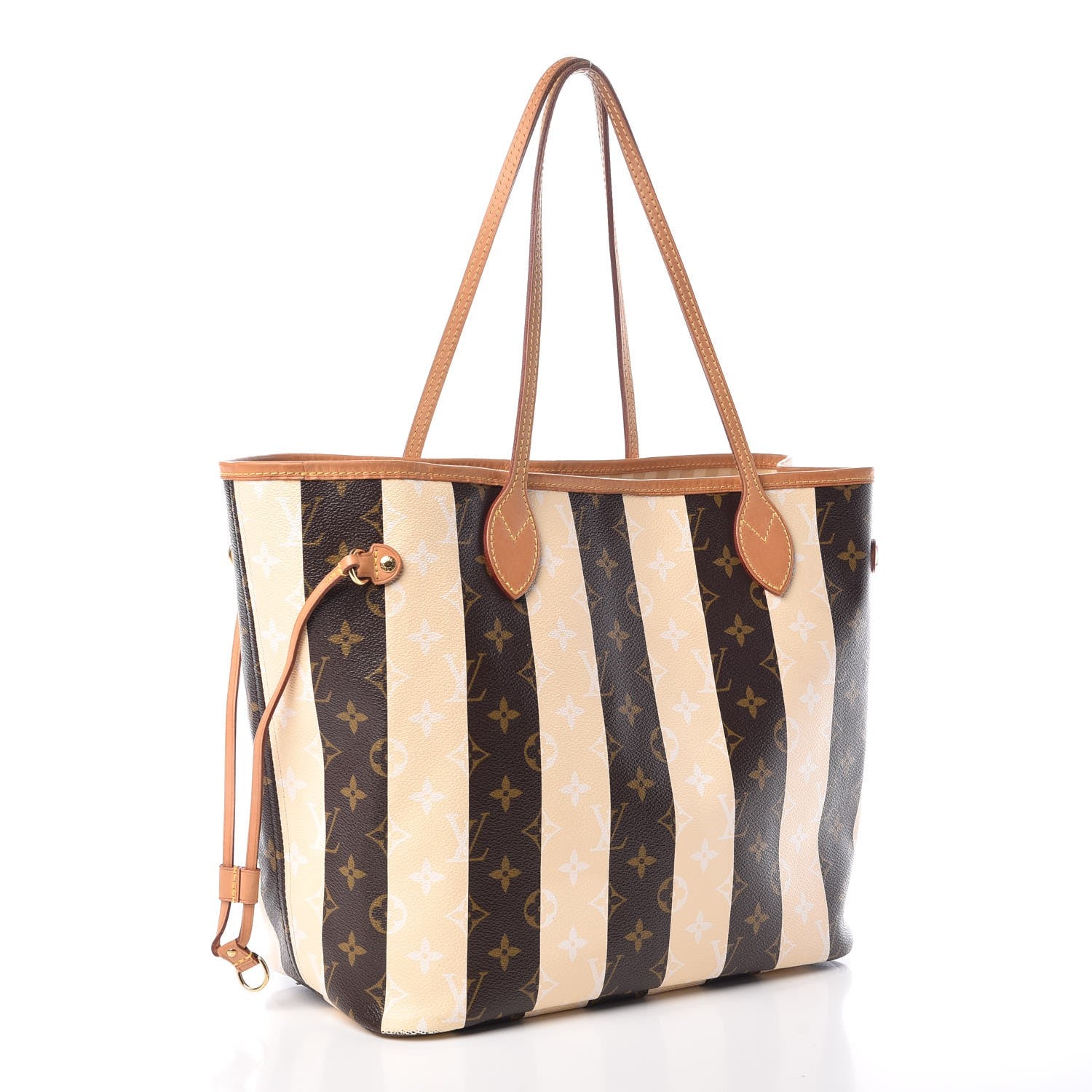 Louis Vuitton Monogram Rayures Neverfull MM 3 of 14