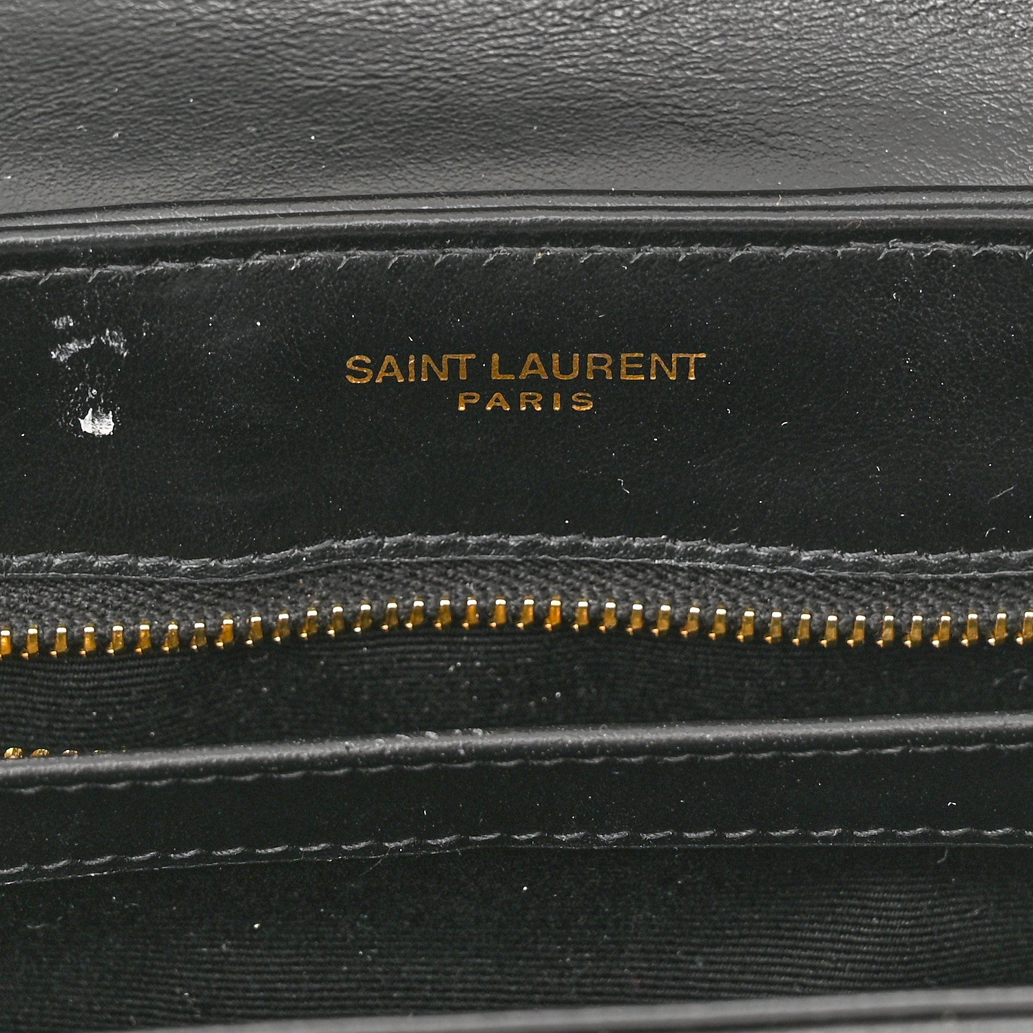 Saint Laurent Calfskin Y Quilted Monogram Toy Loulou Crossbody Bag Black 6 of 12