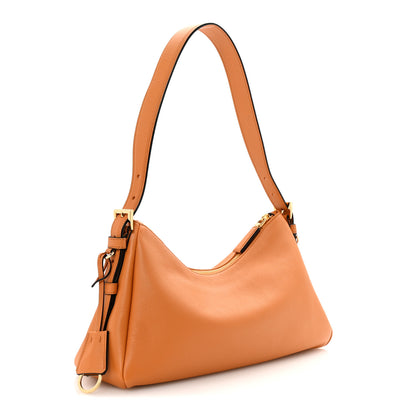 Prada Soft Calfskin Medium Aimee Shoulder Bag Amber 3 of 9