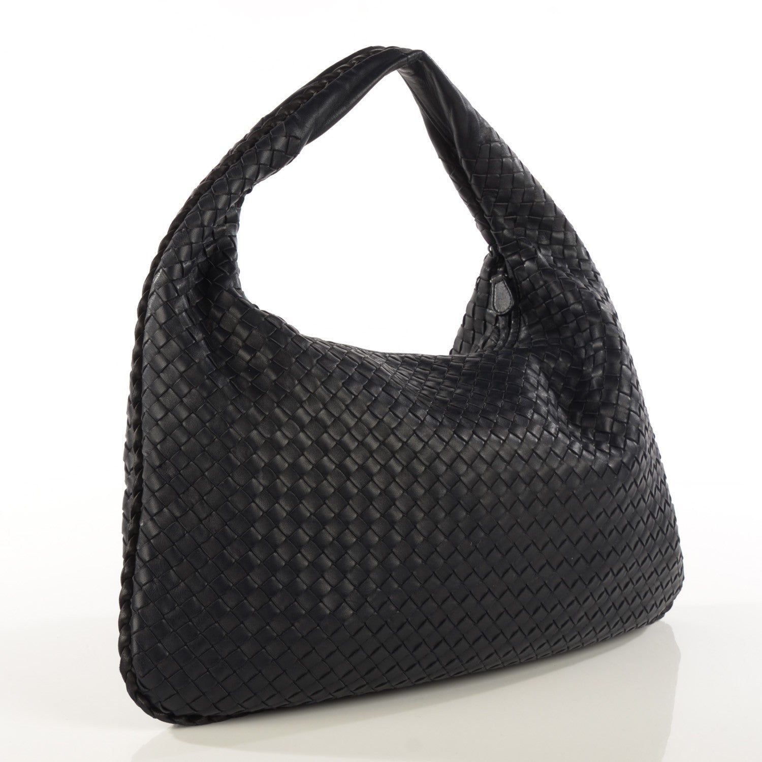 Bottega Veneta Nappa Intrecciato Large Veneta Hobo Tourmaline 3 of 8