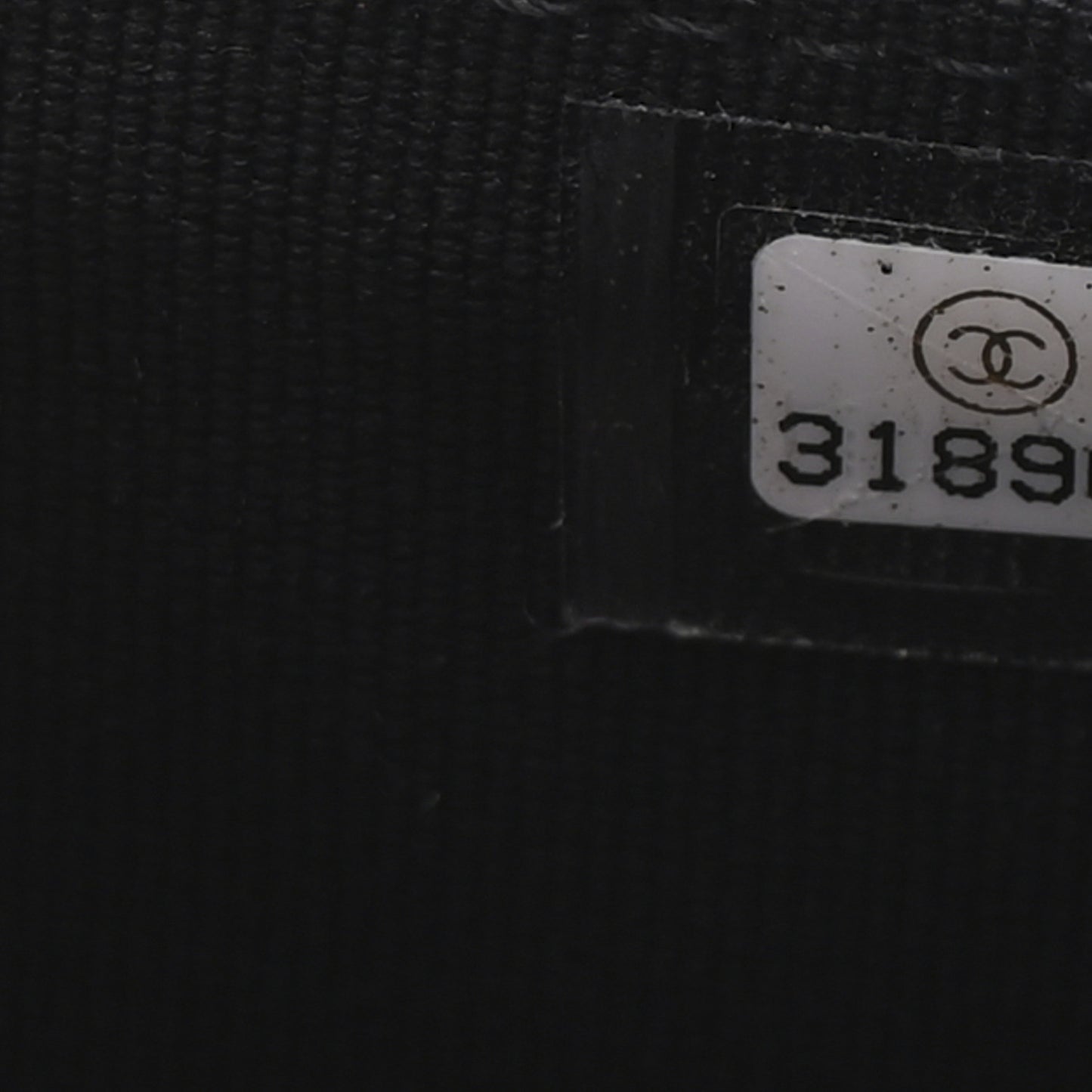 Lambskin Quilted Chanel 19 Flap Card Holder Black