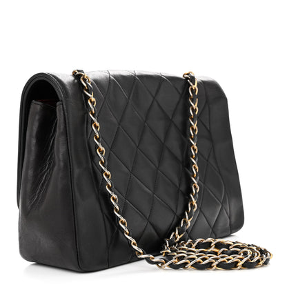 Chanel Lambskin Quilted Medium Single Flap Black 3 of 12