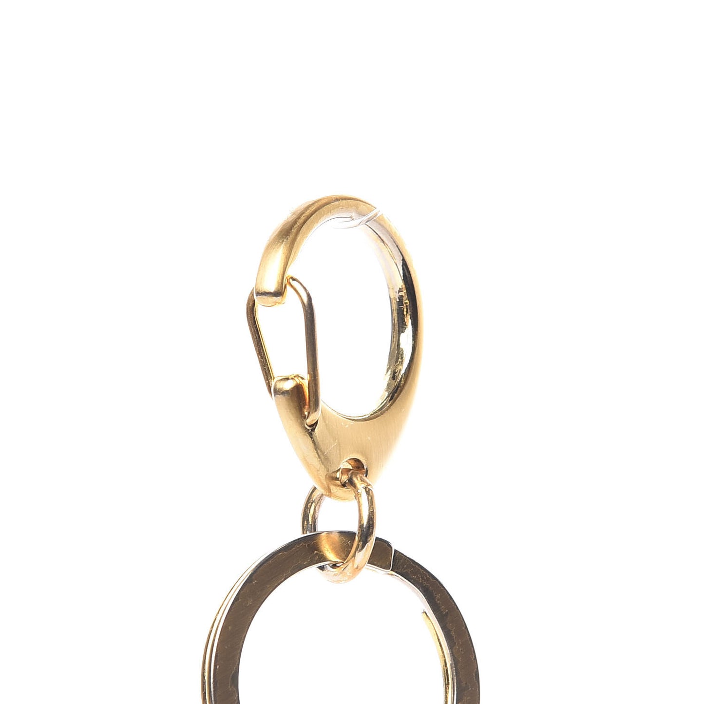Visetos Rabbit Key Ring Bag Charm Cognac