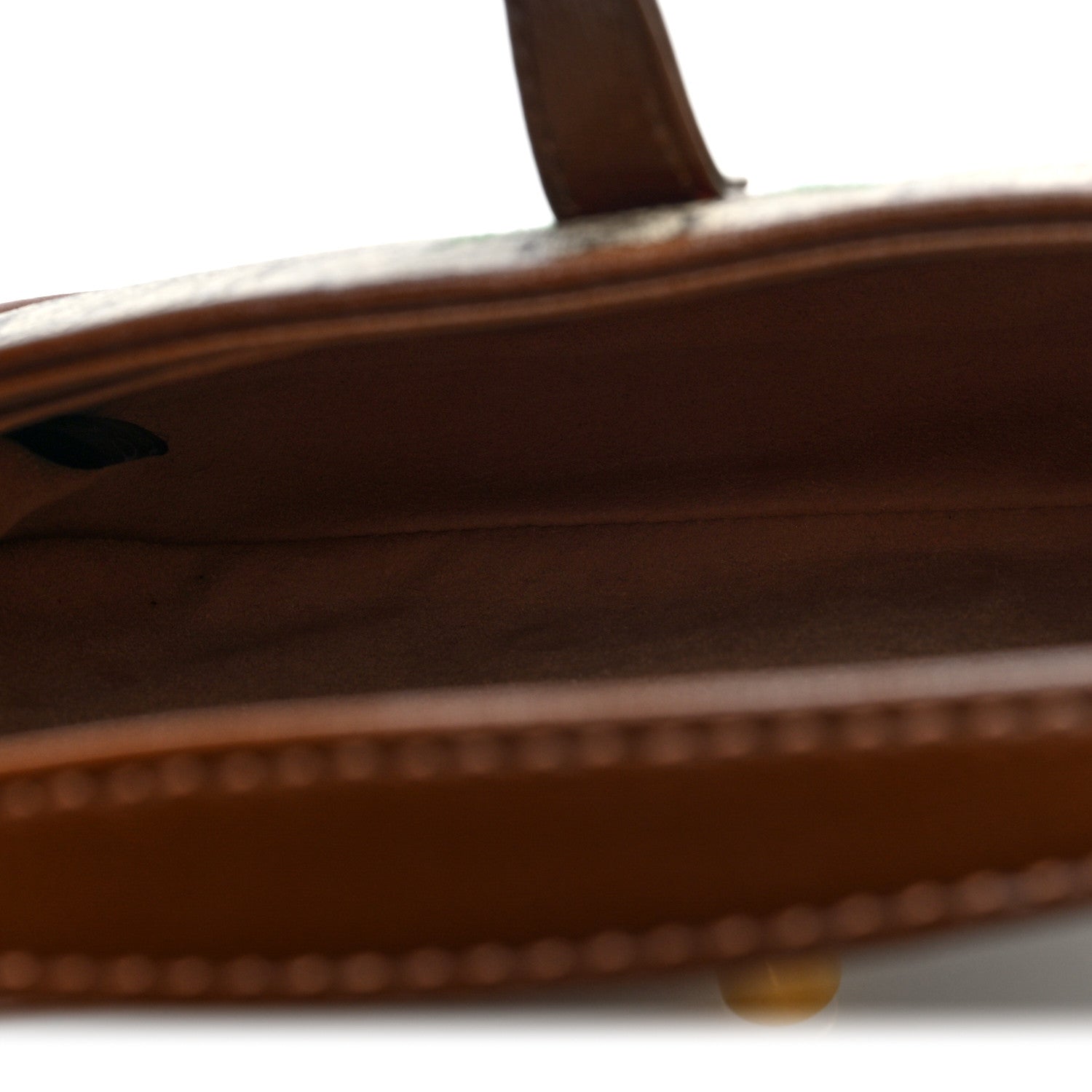 Gucci GG Supreme Monogram Azalea Calfskin Web Mini Jackie 1961 Hobo Beige Ebony Brown Sugar 4 of 8