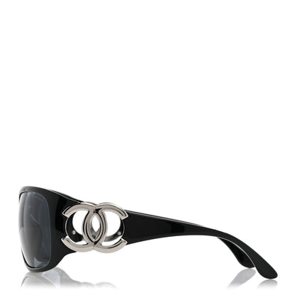 Chanel Acetate CC Sunglasses 6014 Black 3 of 9