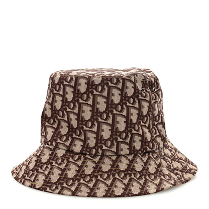 Christian Dior Oblique Reversible Teddy-D Brim Bucket Hat Beige 3 of 6