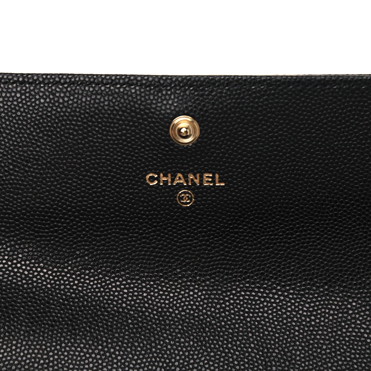 Chanel Caviar Quilted Large Boy Gusset Flap Wallet Black 6 of 10