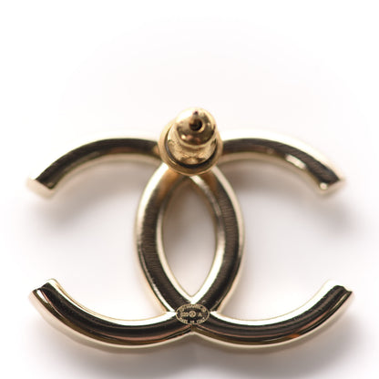 Chanel Baguette Crystal High Society CC Earrings Gold 4 of 5