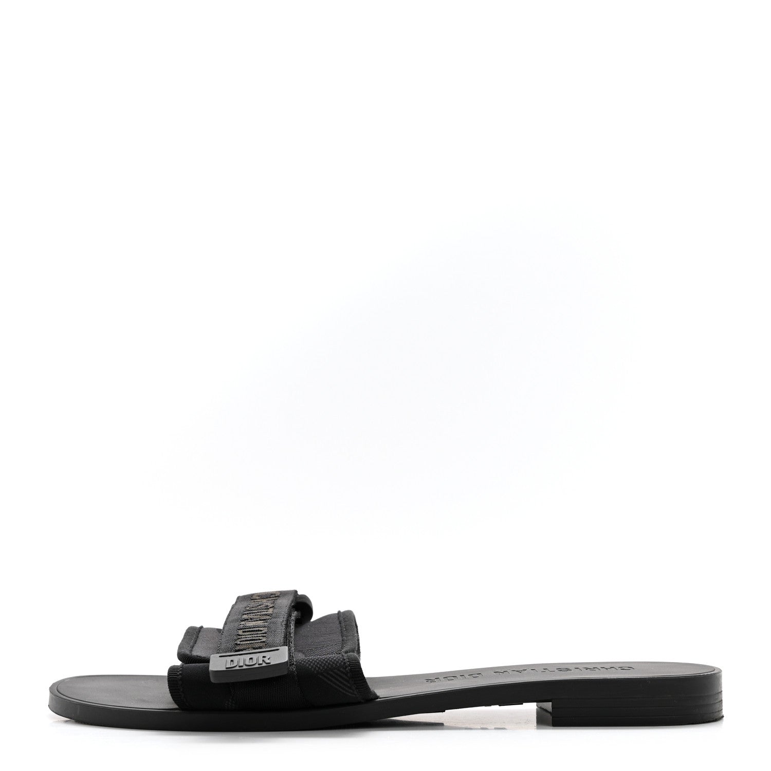 Christian Dior Technical Stretch Fabric Camouflage Dio(r)evolution Slide Sandals 41 Black Military 1 of 10