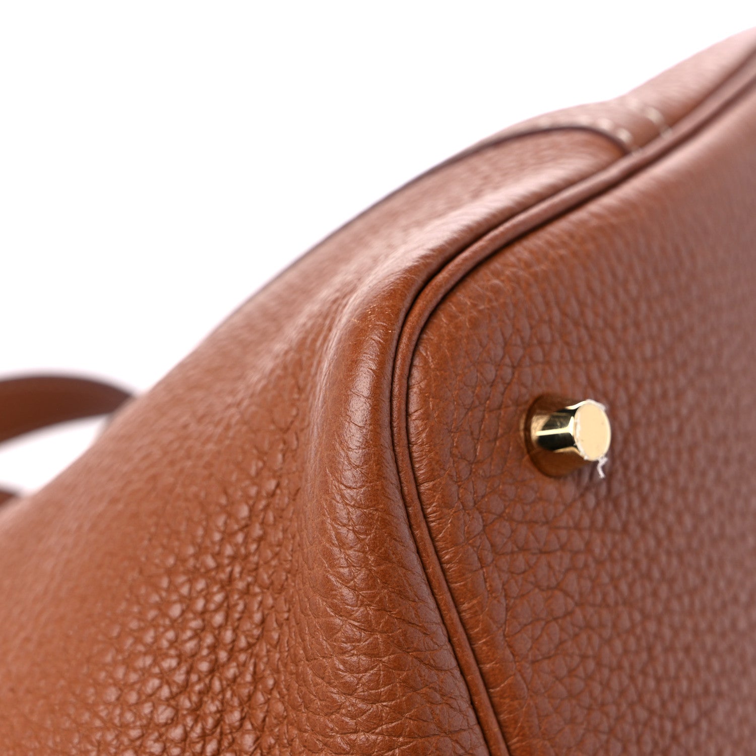 Hermes Taurillon Clemence Picotin Lock 22 MM Gold 10 of 12