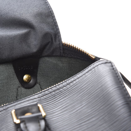 Louis Vuitton Epi Speedy 25 Black 7 of 19