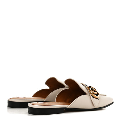 Gucci Calfskin Web Womens Peyton GG Slippers 36.5 Mystic White 7 of 12
