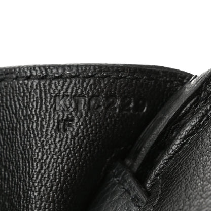 Hermes Togo Birkin 25 Black 7 of 11