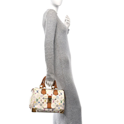 Louis Vuitton Monogram Multicolor Speedy 30 White 2 of 17