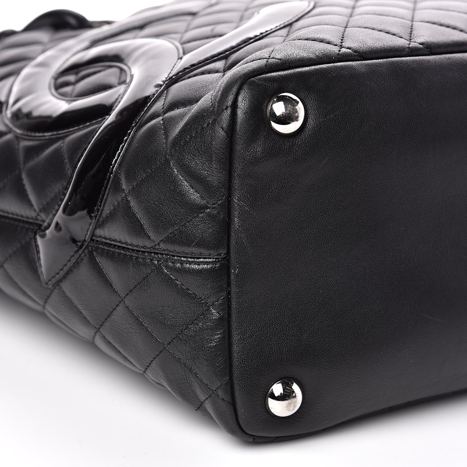 Chanel Calfskin Quilted Large Cambon Tote Black 8 of 17