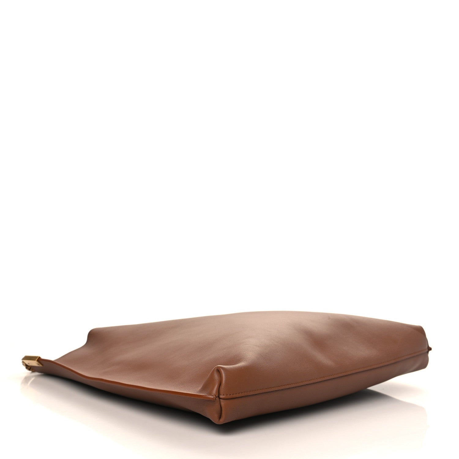Saint Laurent Calfskin Medium Suzanne Hobo Brick 4 of 8