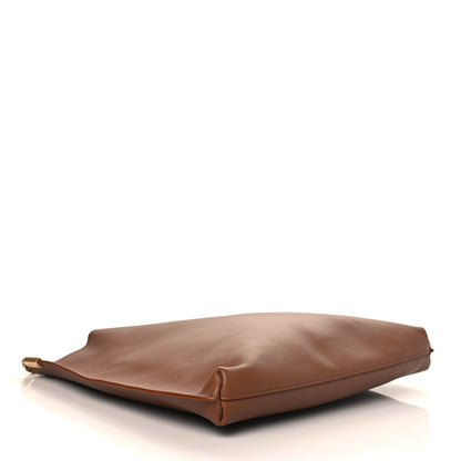 Saint Laurent Calfskin Medium Suzanne Hobo Brick 4 of 8