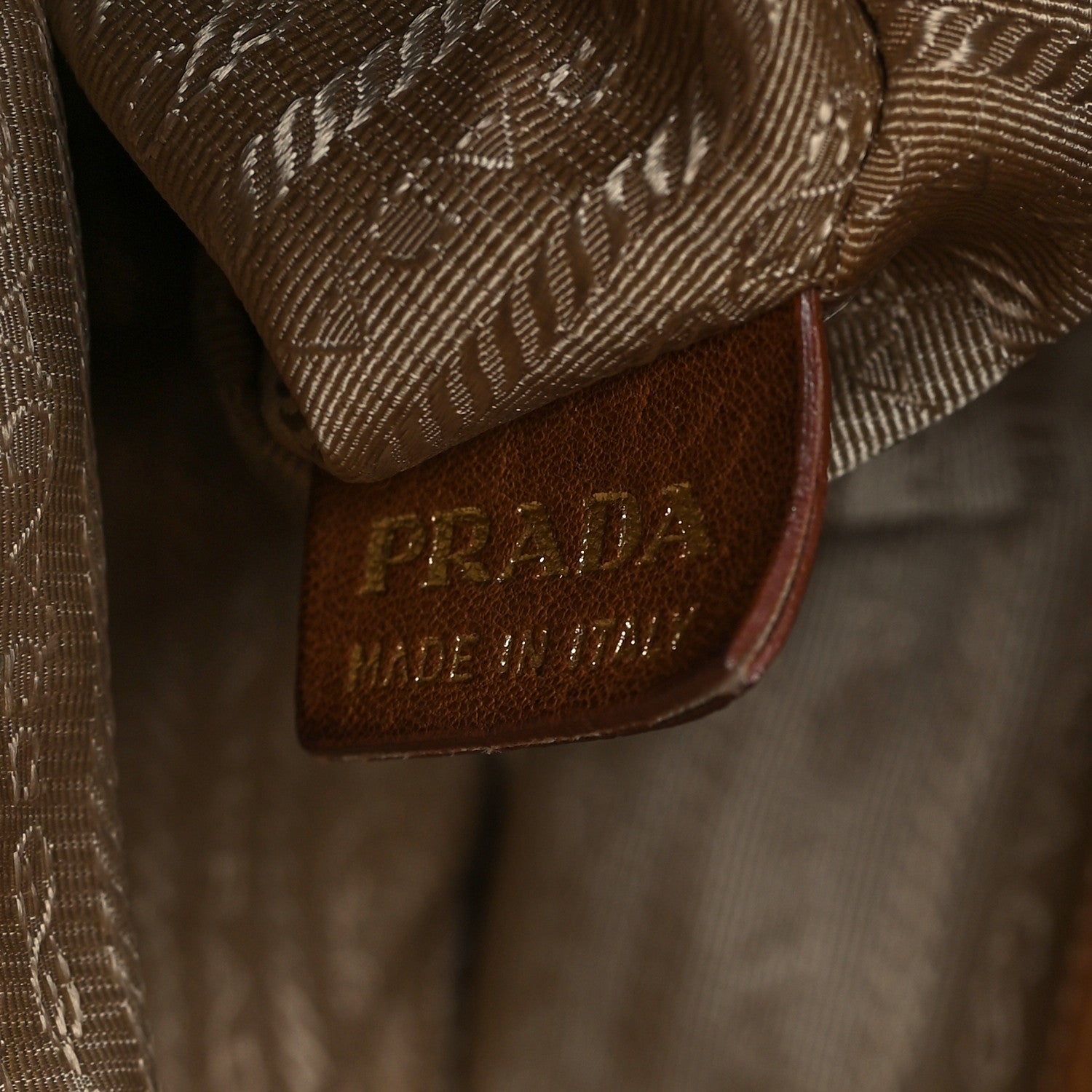 Prada Tessuto Nylon Logo Drawstring Bucket Bag 7 of 10