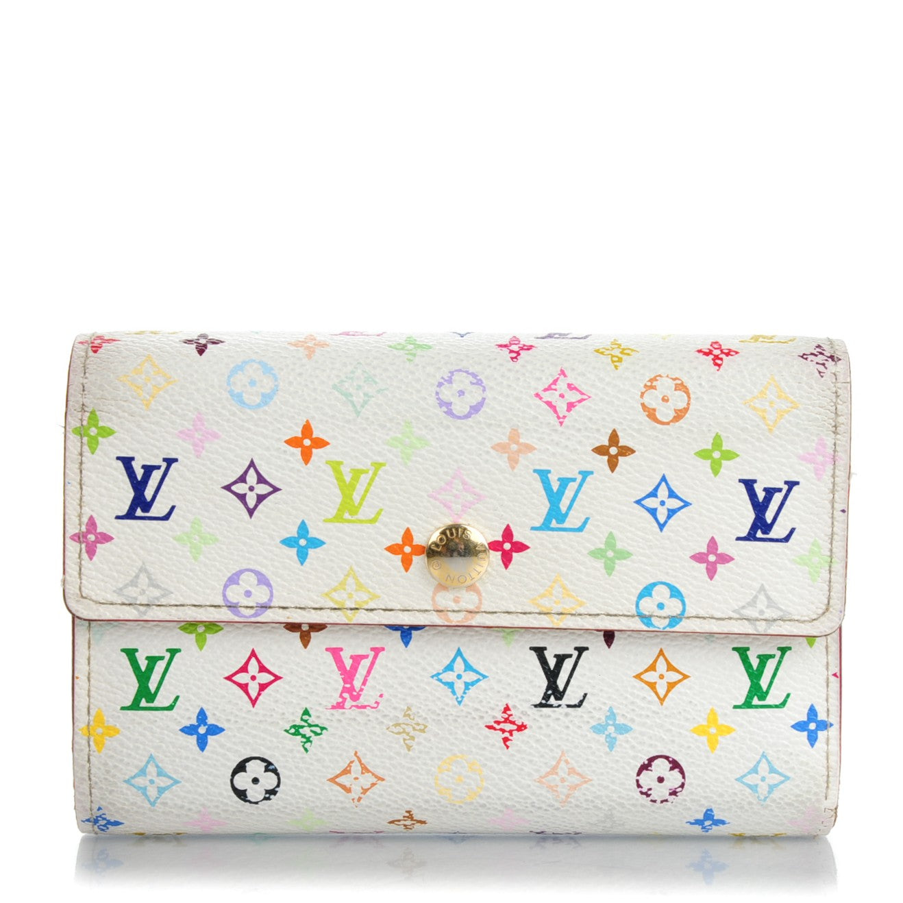 Louis Vuitton Monogram Multicolor Alexandra Wallet White 1 of 8