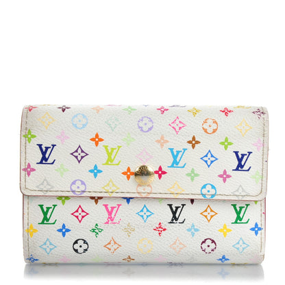 Louis Vuitton Monogram Multicolor Alexandra Wallet White 1 of 8