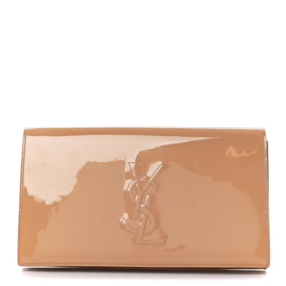 Saint Laurent Patent Calfskin Monogram Large Belle De Jour Clutch Chair 1 of 10