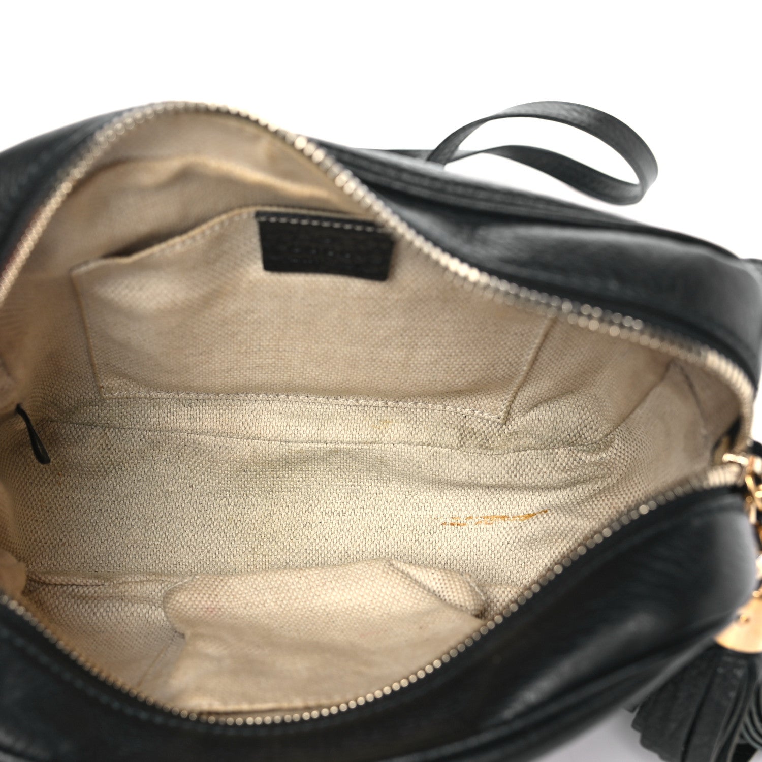 Gucci Pebbled Calfskin Small Soho Disco Bag Black 5 of 9