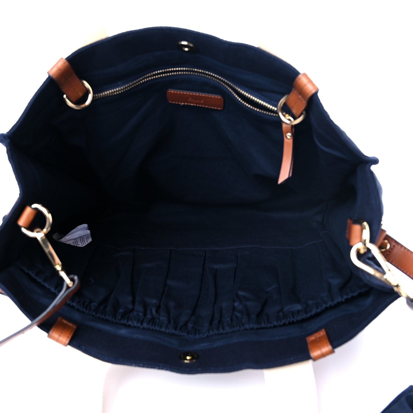 Canvas Diaper Bag Navy