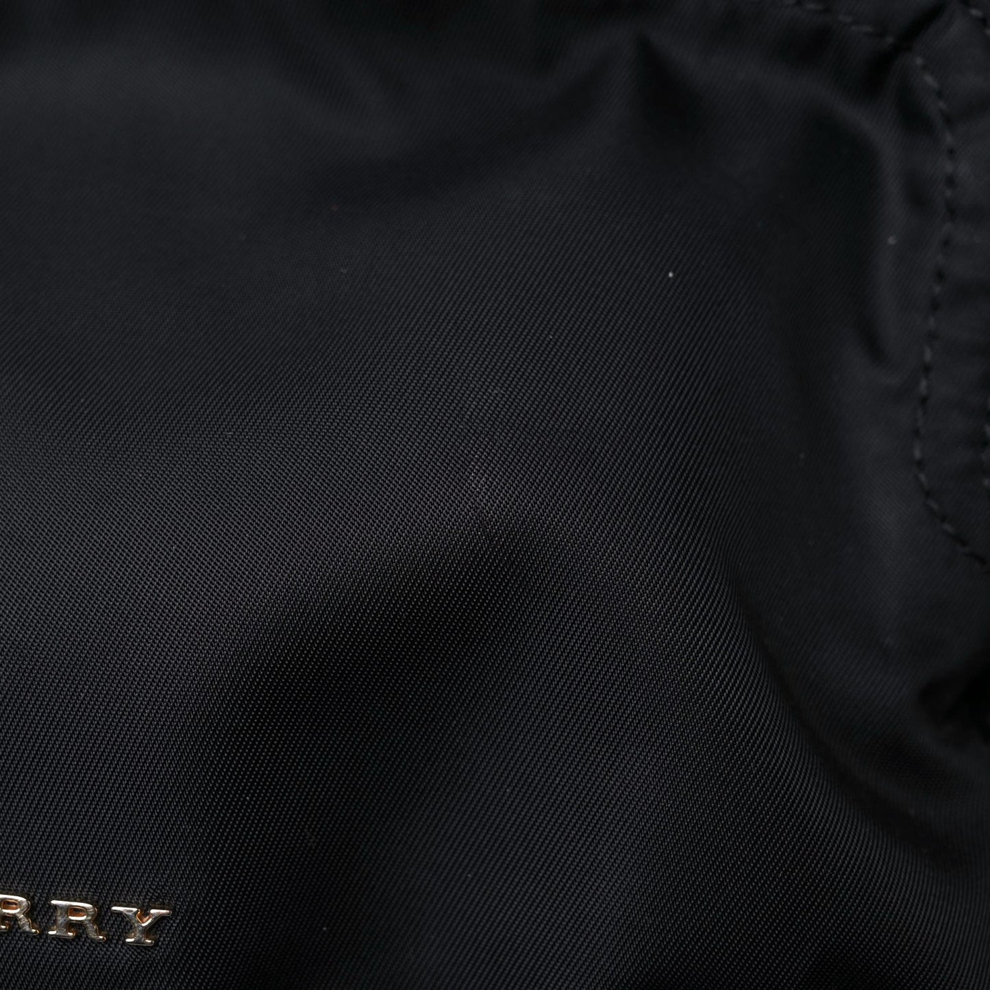 Nylon Medium Rucksack Runway Backpack Black Gold