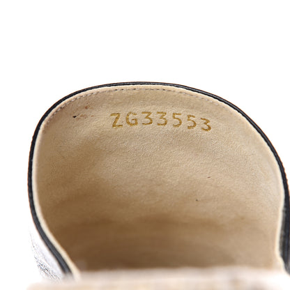 Chanel Goatskin Patent Calfskin CC Espadrille Mules 34 Black 10 of 13