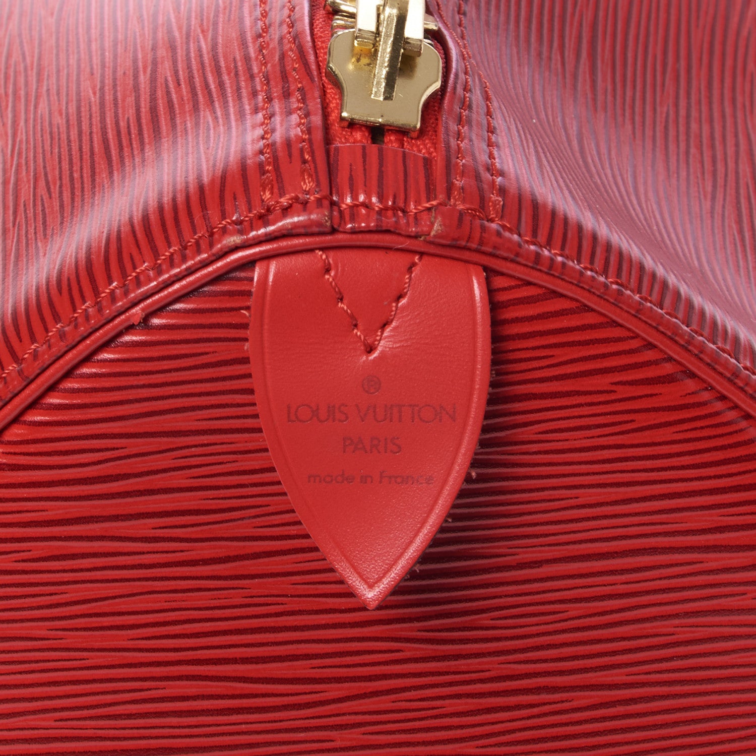 Louis Vuitton Epi Keepall 45 Castillan Red 7 of 9