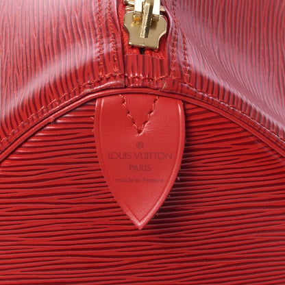 Louis Vuitton Epi Keepall 45 Castillan Red 7 of 9