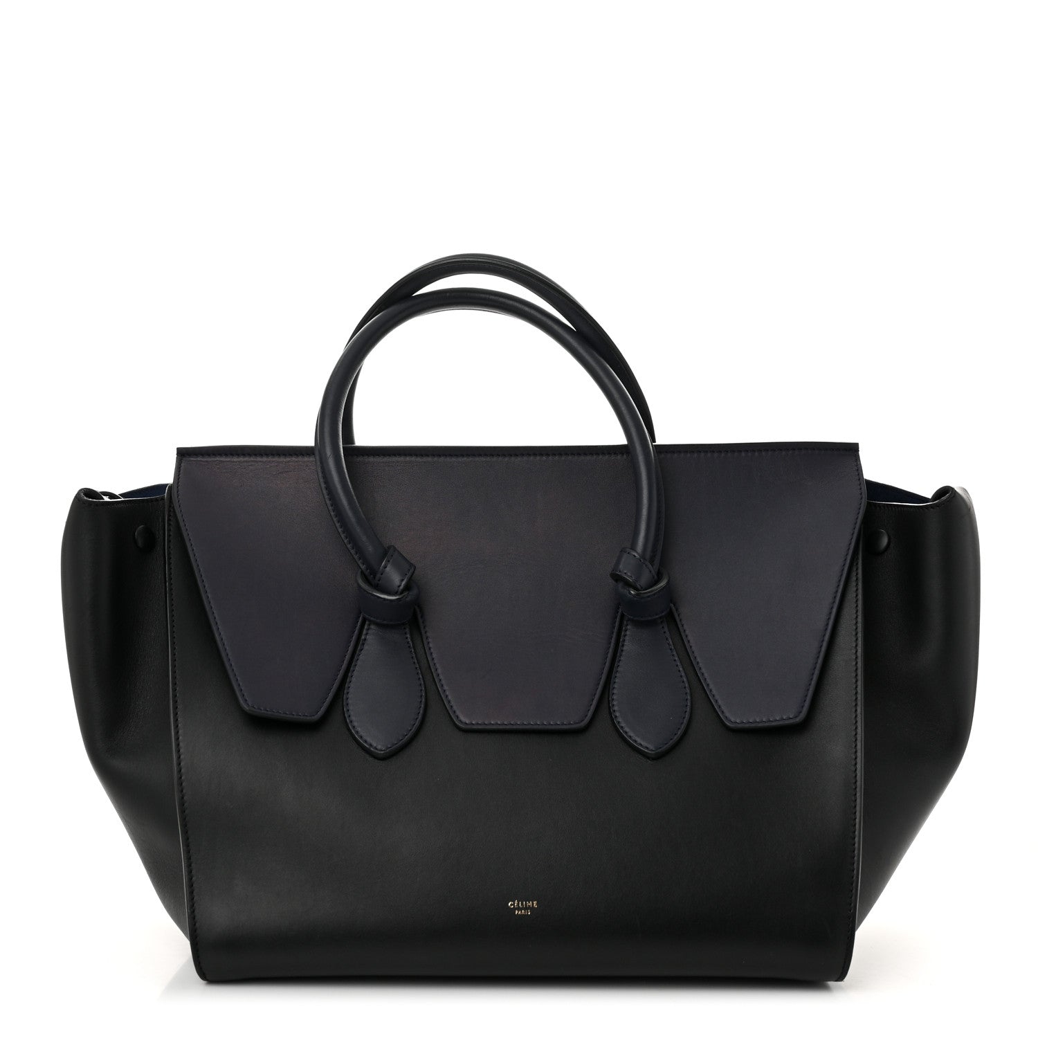 Celine Smooth Calfskin Medium Tie Knot Tote Navy Blue 1 of 9