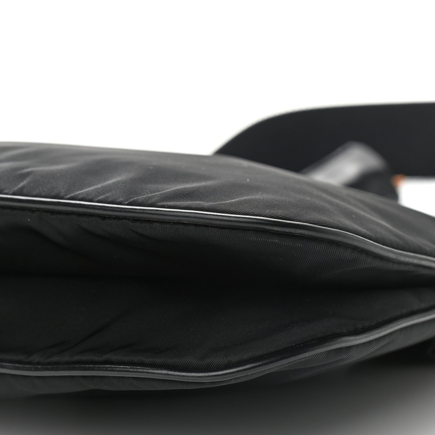 Prada Tessuto Nylon Messenger Bag Black 8 of 9